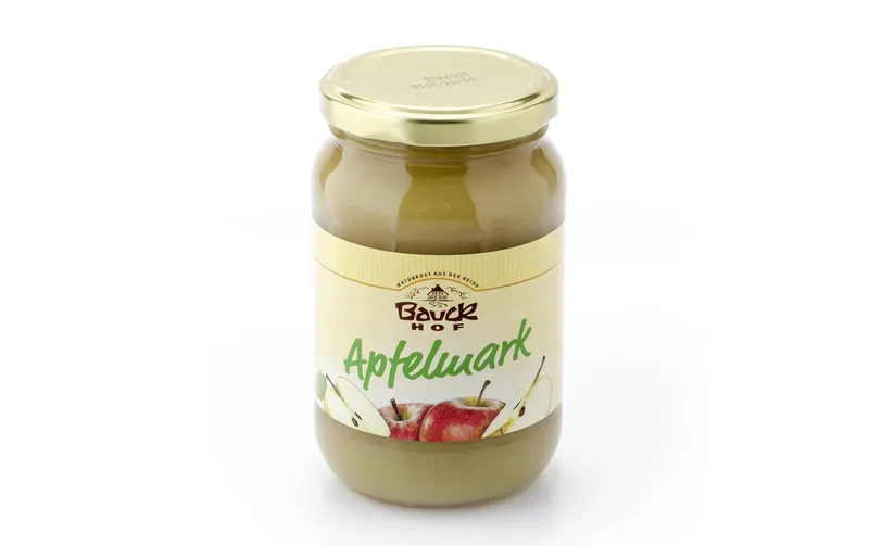 Bauck Mühle Glas Bio Apfelmark ungesüsst 360 g