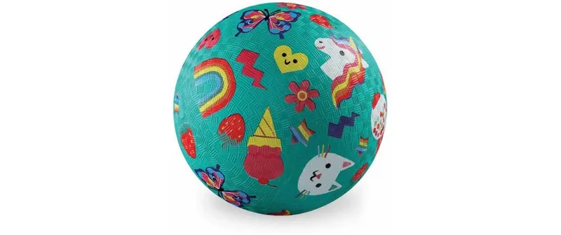 Crocodile Creek Matchball "7" Smiley, Kautschuk, 18 cm