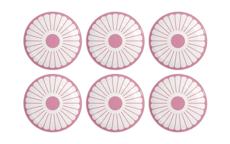 Villeroy & Boch Espressountertasse Fleur 6 pièces, Rosa