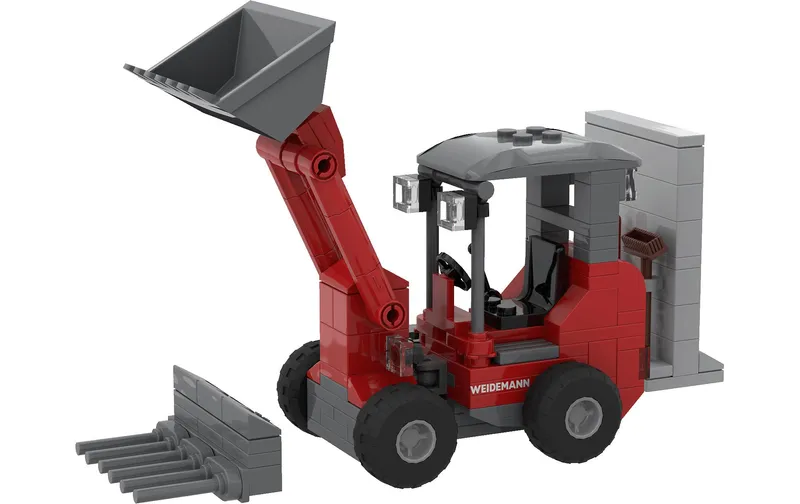 Brixies Plus Weidemann 1190e con Wallbock