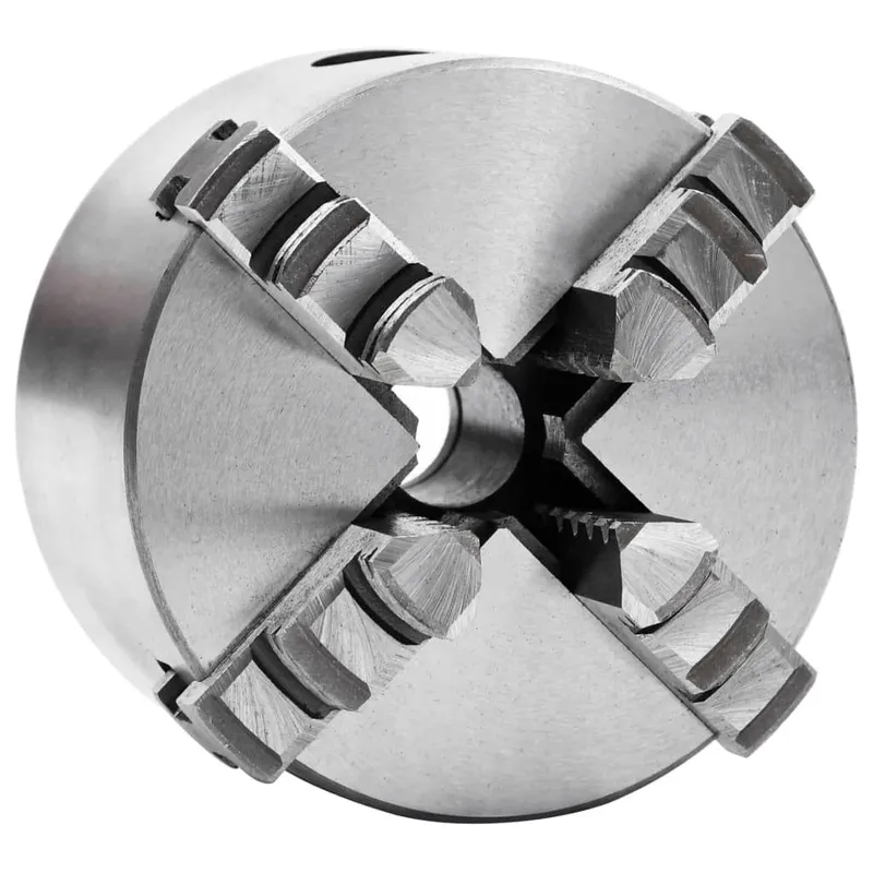 Mandrin de tour auto-centrant à 4 mâchoires 80 mm Acier K12 80