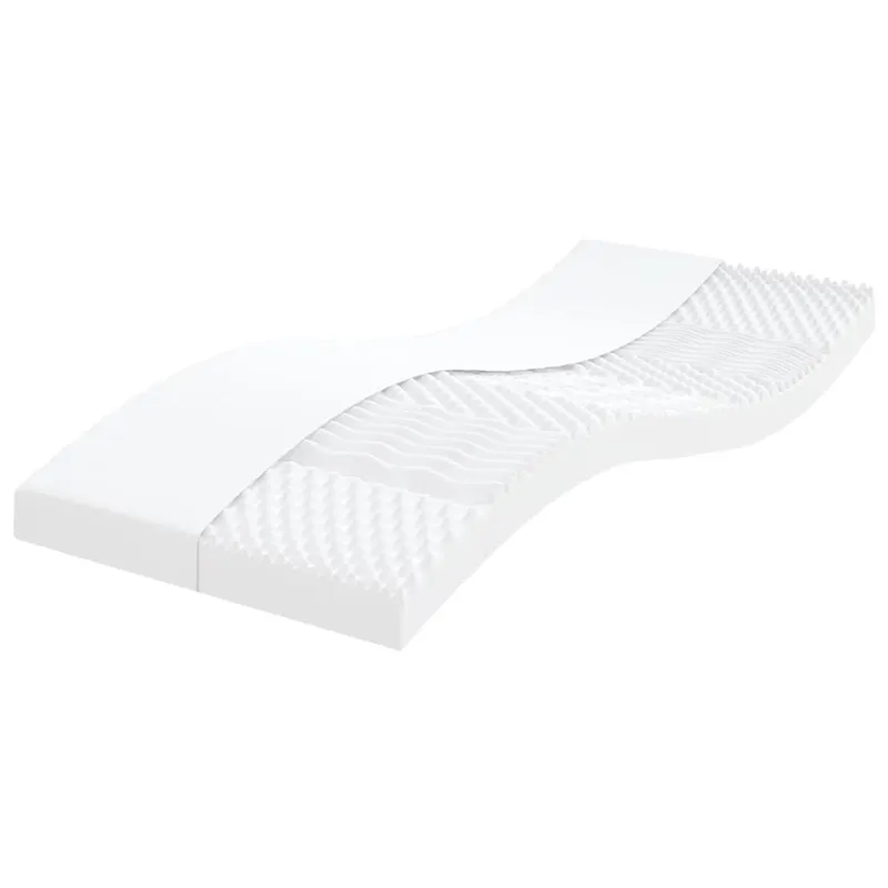 Schaumtessutomatratze bianco 80x200 cm 7-Zonen Härtegrad 20 ILD