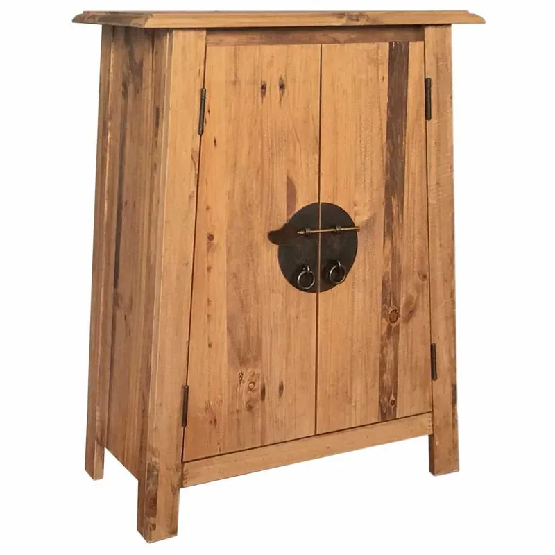 Bad-Beistellschrank legno massiccio pino 59x32x80 cm