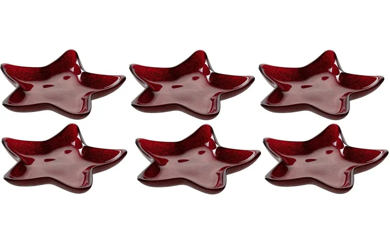 LEONARDO Schale Autentico 15 cm, 6 pezzi, rosso