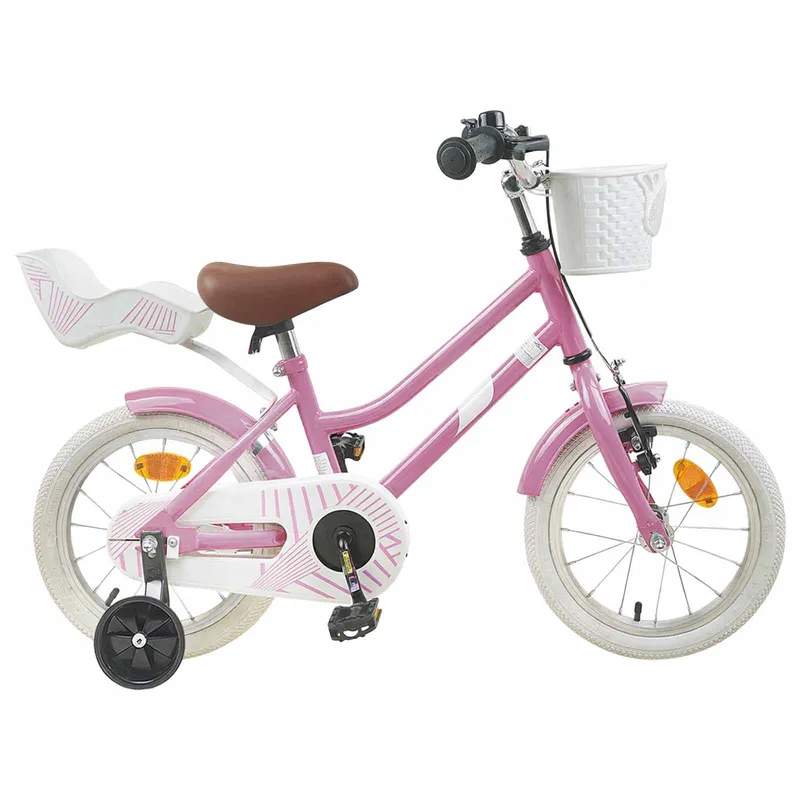 bicicletta per bambini 16 Zoll per 4-6 Jahre alt Hellrosa