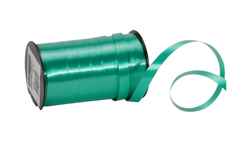Spyk Geschenkband poly Glatt 7 mm x 20 m, green