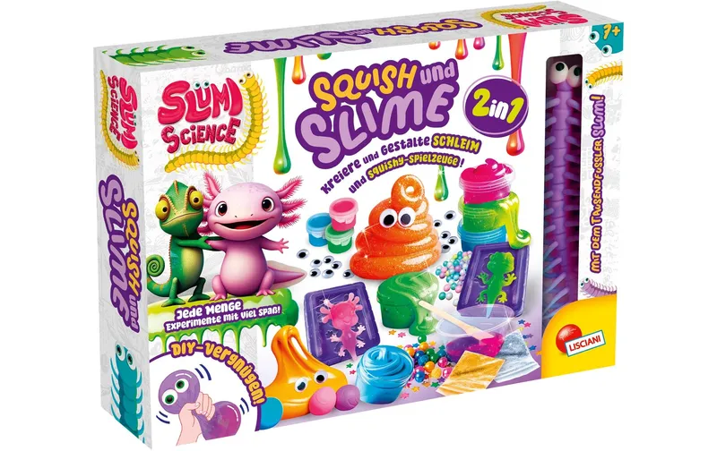 Lisciani Squish Slime DIY, with Glitzer