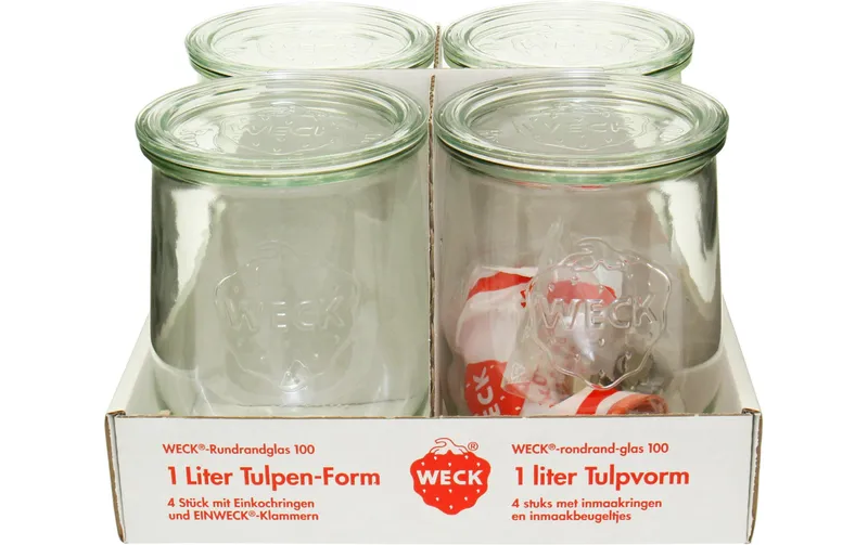 Weck Set Weck-Gläser 1000 ml