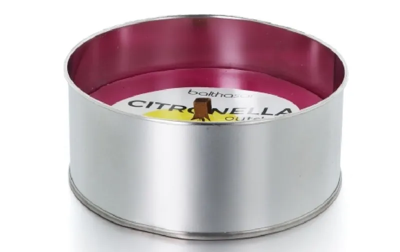 balthasar Outdoor Teelichter Citronella 15.3 x 6.2 cm, Flieder