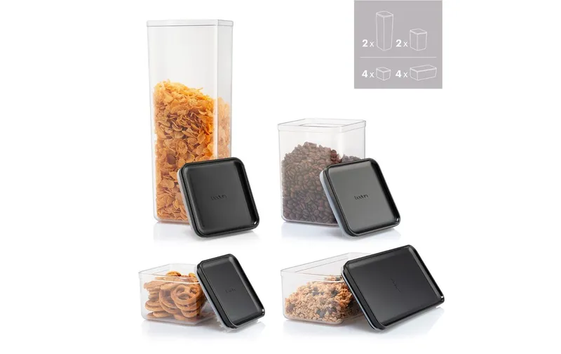 Bodum Vorratsdose 12er Set Canteen black