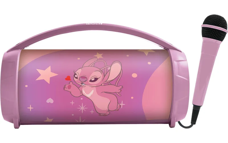 Lexibook Disney Stitch Angel Bluetooth Karaoke Speaker