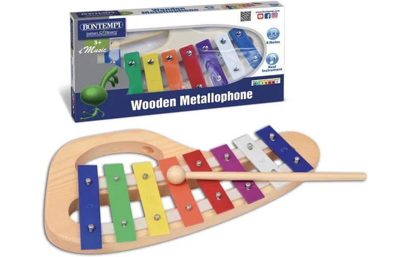 Bontempi métalophon avec 8 métalplättchen