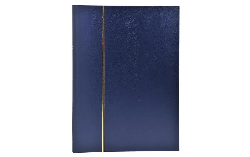 Exacompta Sammelalbum Briefmarken, 22.5 x 30.5 cm, 48 Seiten, blu
