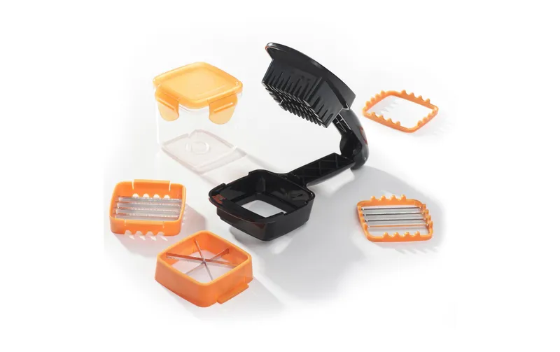 Genius Gemüseschneider Quick 7-teilig, Orange