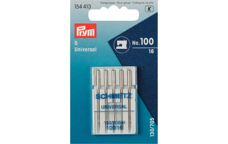 Prym Nähmaschinennadel Standard Nr. 100, 5 pezzi