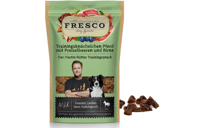 FRESCO Martin Rütter Trainingsknöchelchen Pferd&Preiselberen, 150 g