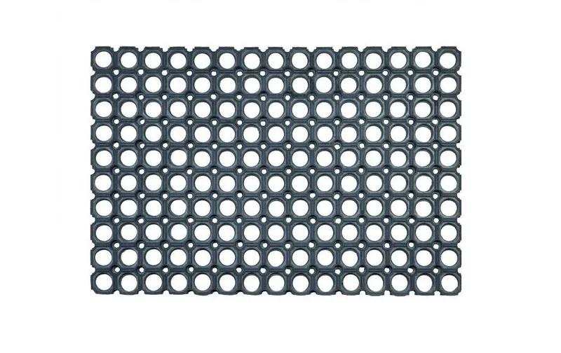 Tapis en caoutchouc à anneaux Puag Astra Quadro 40 x 60 cm