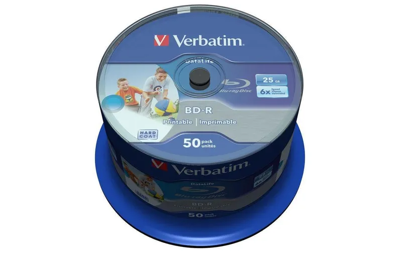 Verbatim BD-R 25 GB, Spindle (50 pezzi)