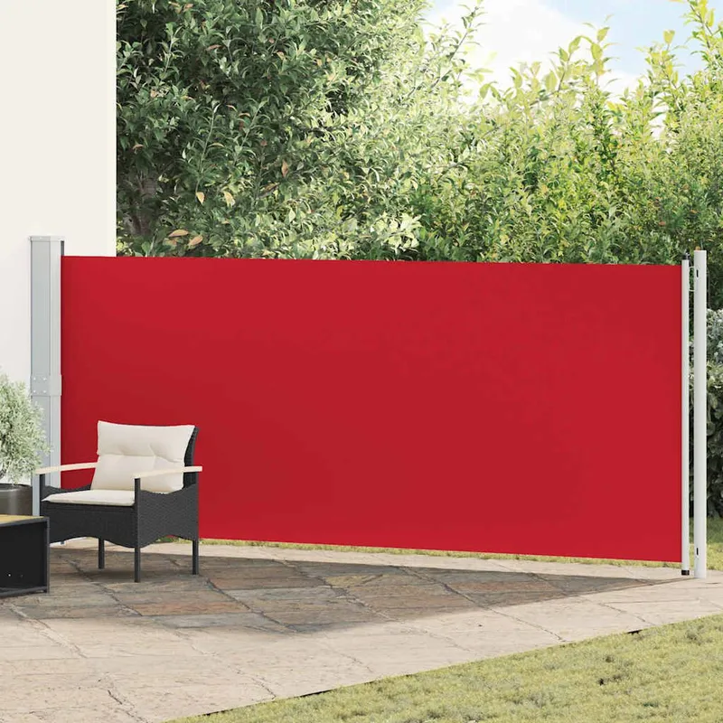 tenda laterale Ausziehbar 600x160 cm rosso