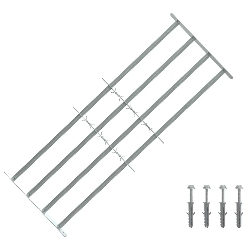 Sicherheitsgitter für Fenster mit 4 Querstangen 3 Stk.