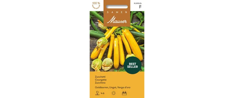 Samen Mauser Samen Zucchetti Goldbarren