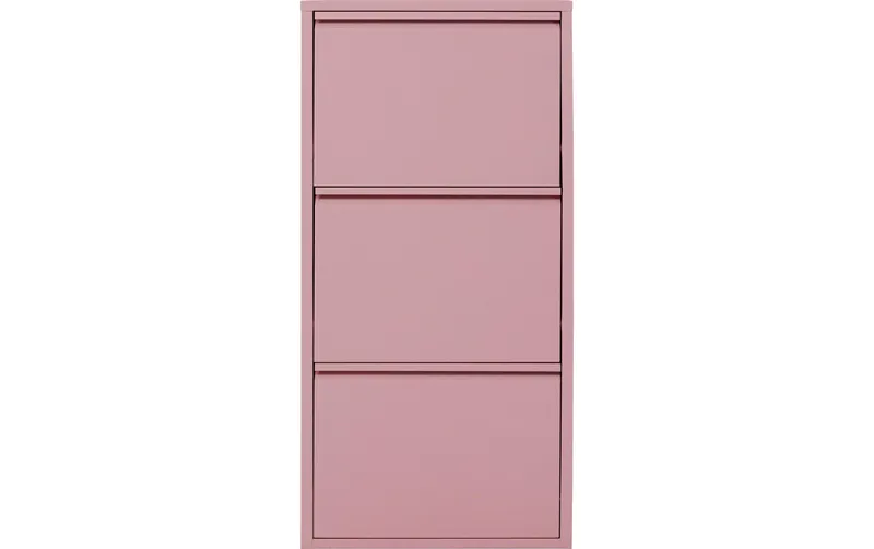 Kare Schuhschrank Caruso 100 x 50 cm, Rosa