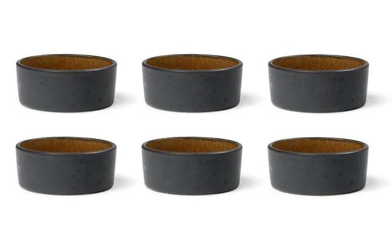 Bitz Snackschale 7.5 cm, 6 pièces, noir/Amber