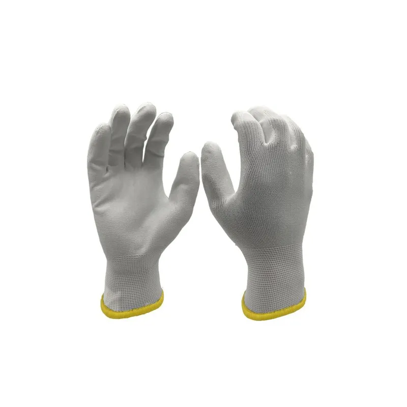 FTM Arbeitshandschuh Polyester, M, Weiss, 12 Stück