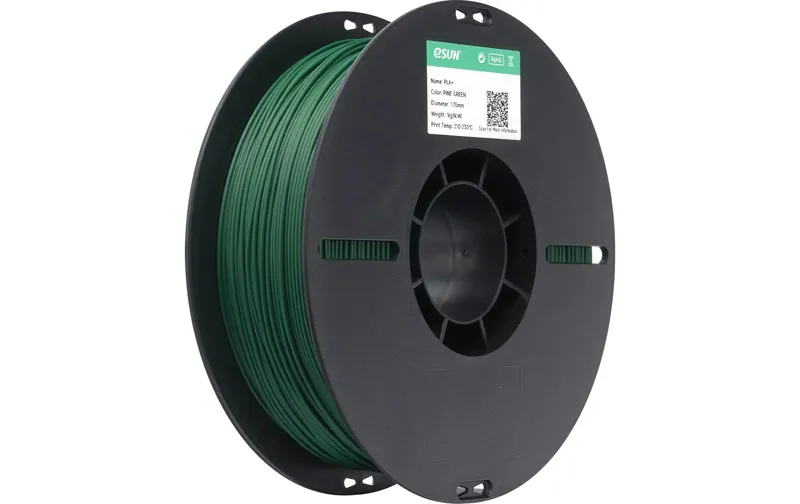 eSun Filament eSun, Filament , PLA+ HS, Kieferngrün 1.75 mm 1 kg