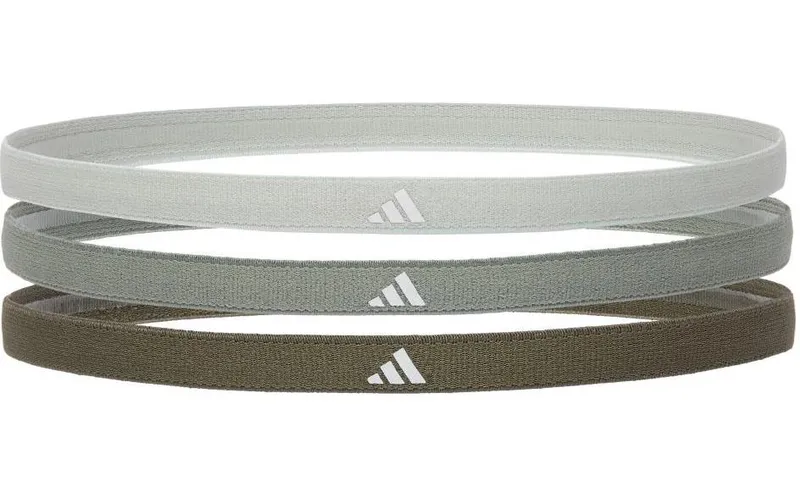 adidas Hairbands Grau/Hellgrau/Olivgrün