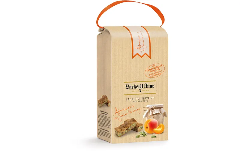 Läckerli Huus Guetzli Läckerli naturele Aprikose 270 g
