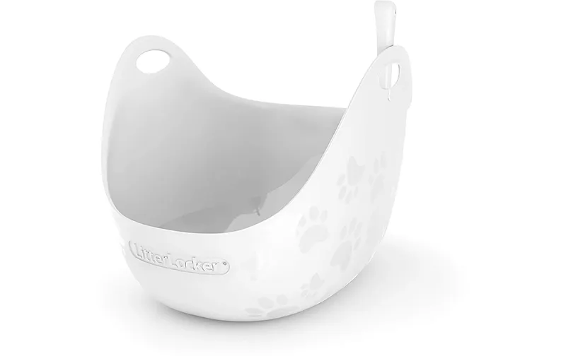 LitterLocker Katzentoilette Litter Box Weiss