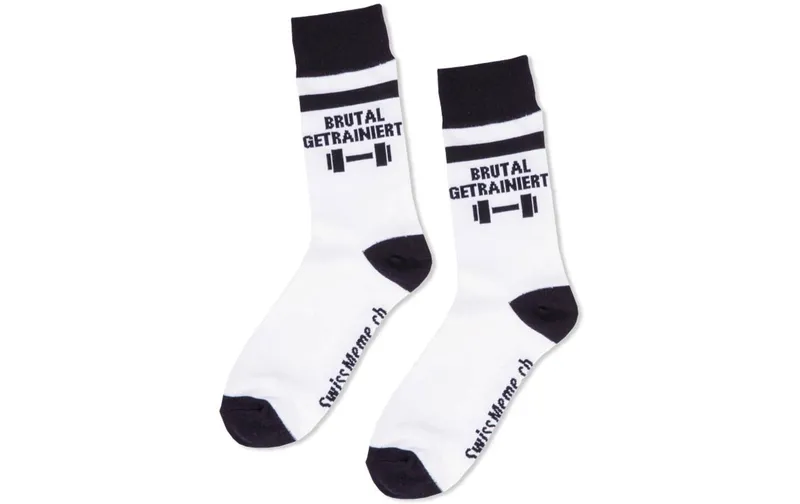 Swissmeme Socken Brutal getrainiert, Grösse 37-42