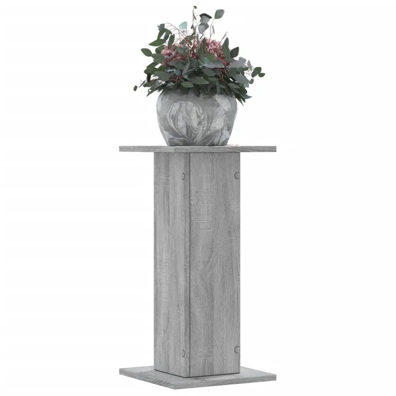 Pflanzenständer 2 Stk. grigio Sonoma 30x30x60 cm derivato del legno