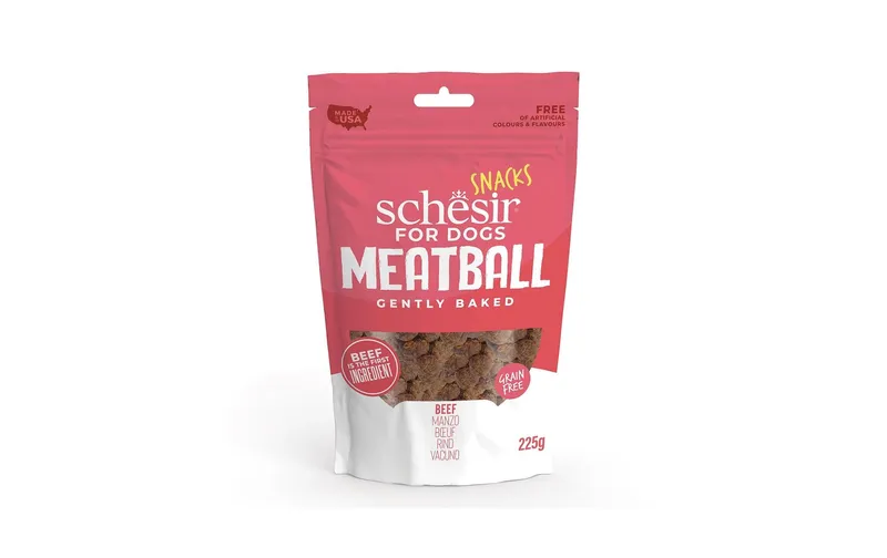 Schesir Leckerli Meatball Rind, 225 g