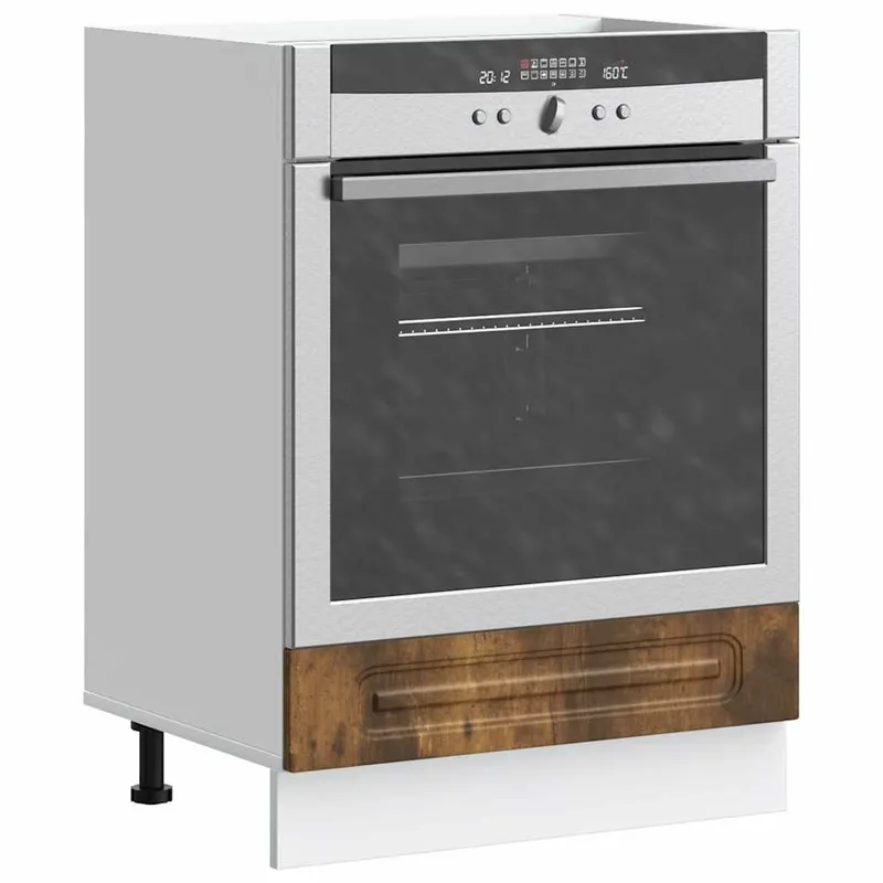 Herdumbauschrank Kalmar Räuchereiche derivato del legno