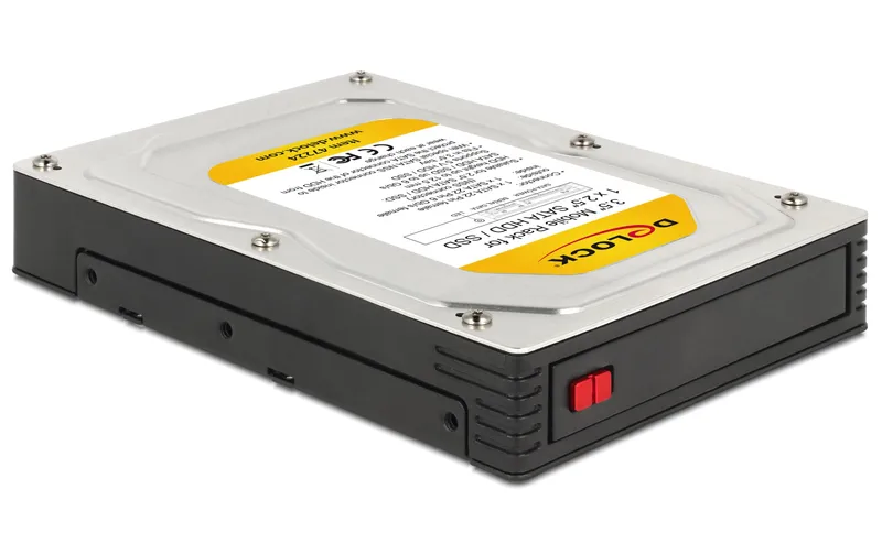 Delock Wechselrahmen 3.5" Hot-Swap pour 1x 2.5"SSD/HDD