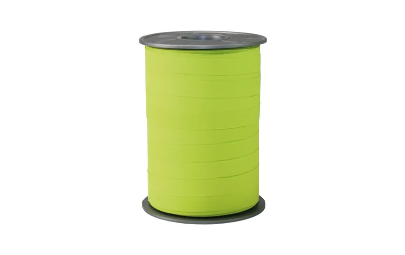 Pattberg Geschenkband Opak Matt 1 cm x 200 m, Limette