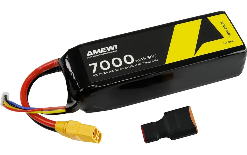 Amewi RC-Akku LiPo 3S 11.1 V 7000 mAh 50C XT90