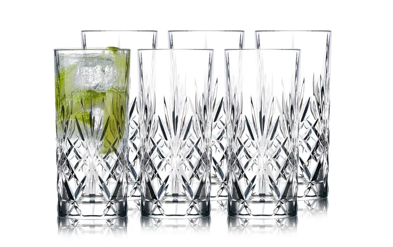 Lyngby Trinkglas Melodia 360 ml, 6 pièces, transparent