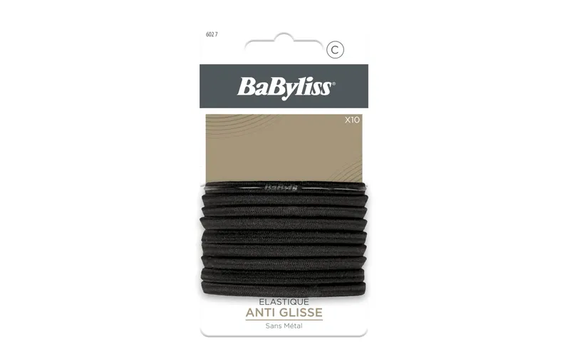 Babyliss 794602 Haargummi rutschfest 6 mm schwarz