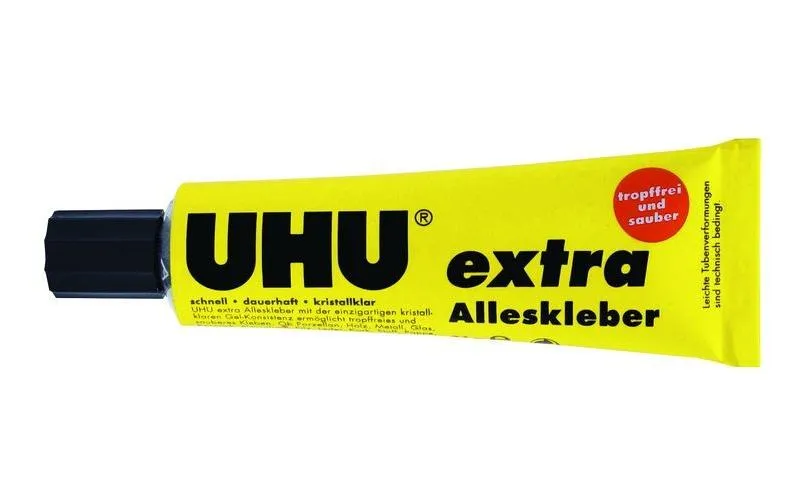 UHU Alleskleber Extra 1 pièces, transparent, 31 g