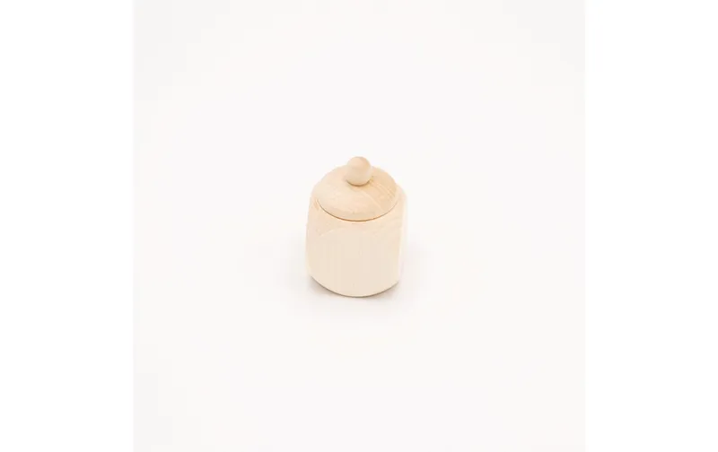 HobbyFun Holzartikel Milchzahndose 4 x 4 cm, 1 pezzi