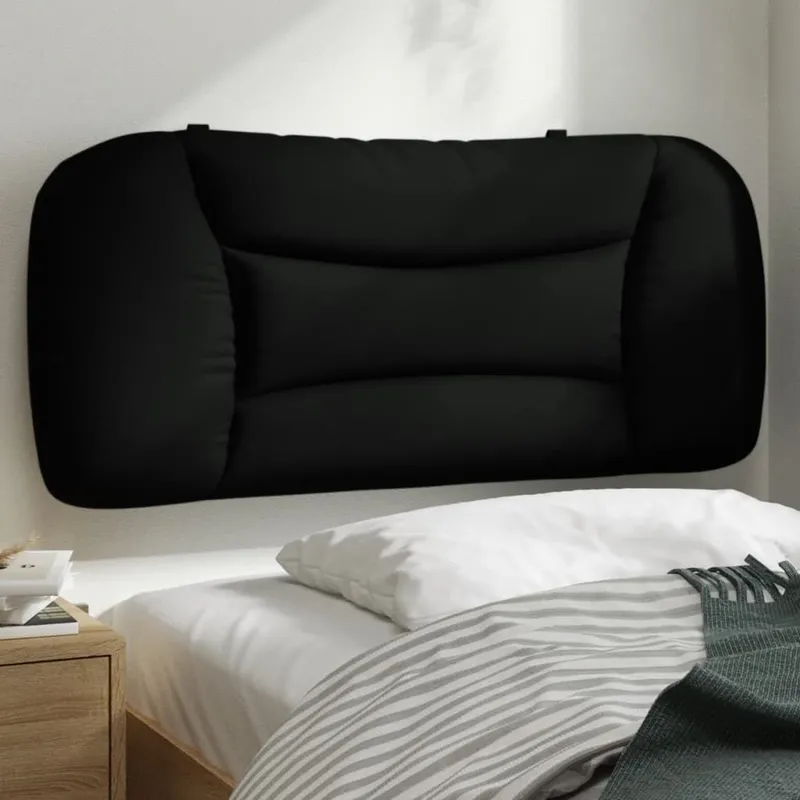 Kopfteil-Kissen "Hvar" nero 80 cm tessuto
