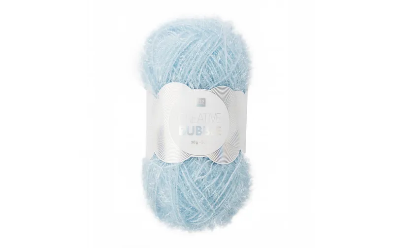 Rico Design Wolle Creative Bubble 50 g Hellblau