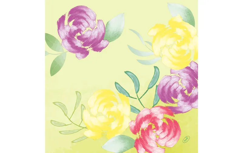 Duni Papierservietten Soft Tropics 40 cm x 40 cm, 50 pezzi