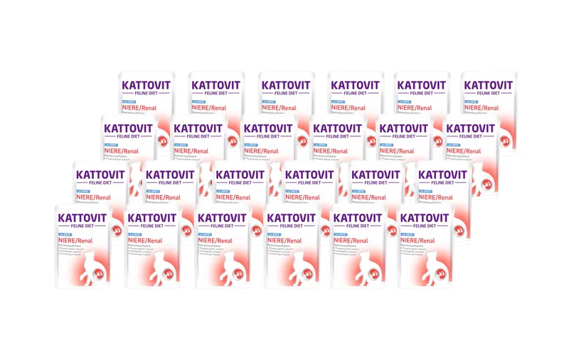 Kattovit Nassfutter Niere/Renal Ente, 24 x 85 g