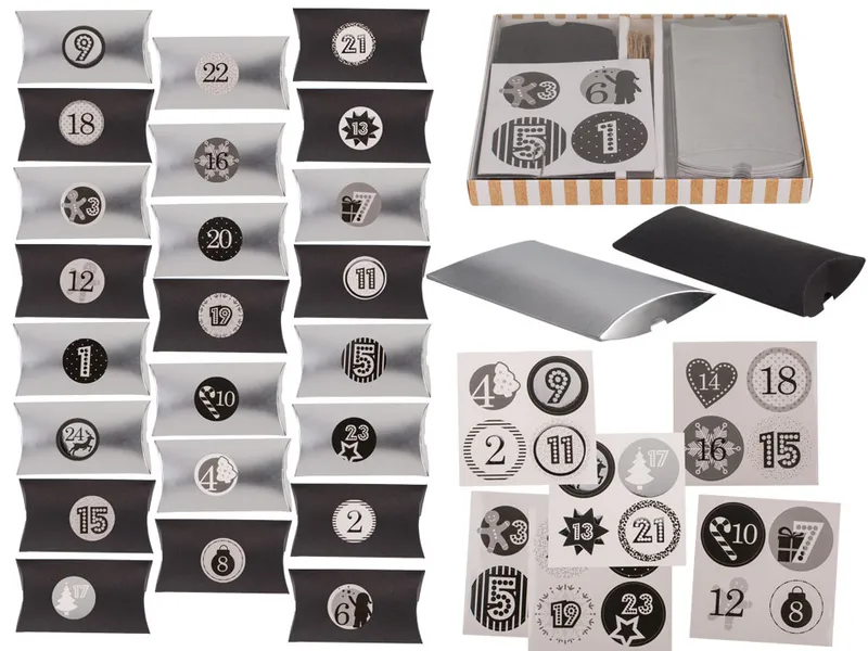 Adventskalder Set im Geschenk