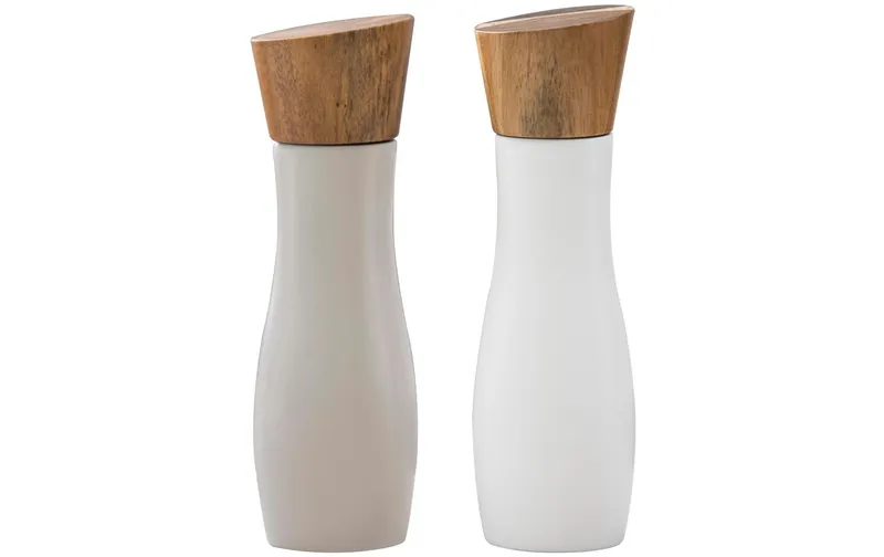 Ladelle Salz- und Pfeffermühle Essentials 19.5 cm, Weiss/Stone