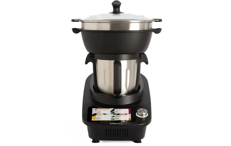 Create Küchenmaschine Chefbot Touch Pro Connect black/Silber